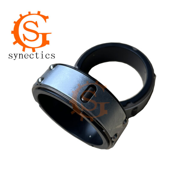 Ball lock rings of differential shaft for slitting rewinding machine